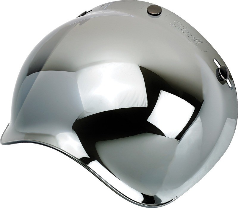 Biltwell Anti-Fog Chrome Mirror Bubble Shield
