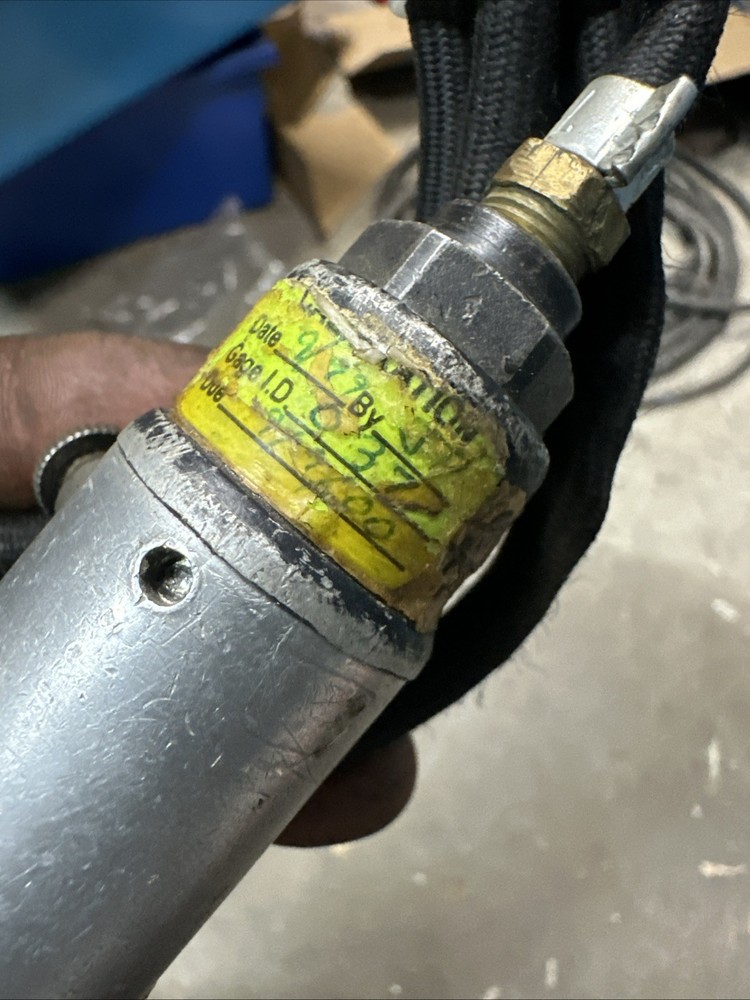 Cleco 4RSA10 Inline Pneumatic Adjustable Torque Nutrunner Screwdriver 1/4" Drive