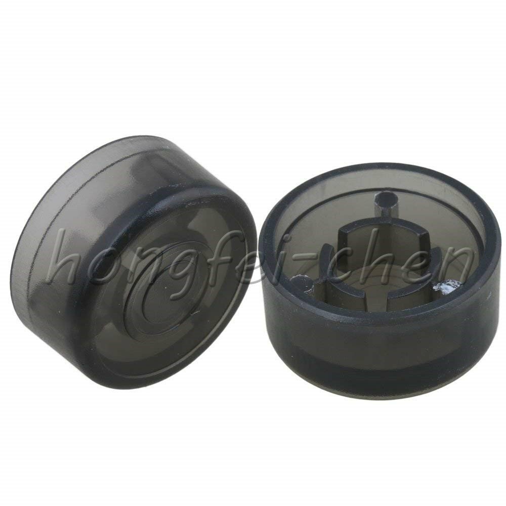 10x Black Electric Guitar Effects Accessories Stomp Switch Pedal Cap
