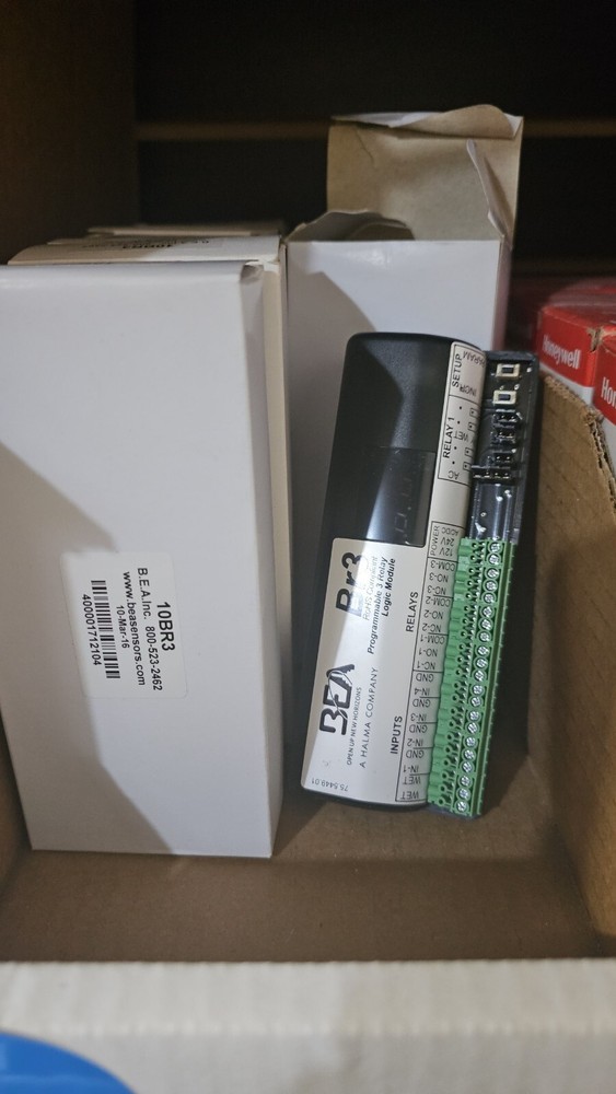 As Is BEA 10BR3-X Programmable 3 Relay Logic Module 2065