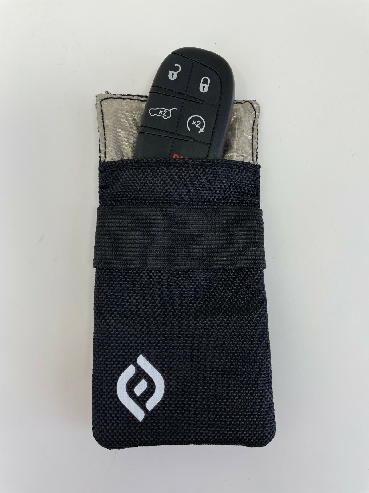 FnJ Faraday Bag for Car Key FOB Signal Blocking Fits Lockboxes Purse Size 4x2.5"