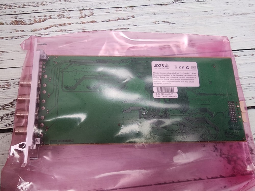 Axis 241Q Blade Video Server Rack 4-Channel Source PlugIn Module 0209-001-03 NIB