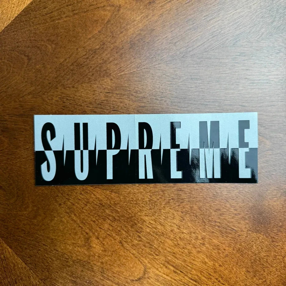 Supreme Split Logo Sticker FW25 100% Authentic Brand New