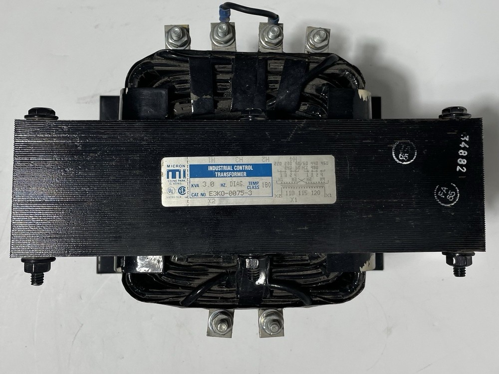 Micron Control E3KO-0075-3 3 kVA Industrial Control Transformer