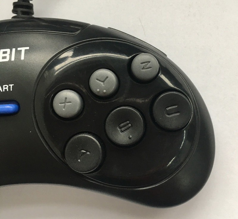 16-bit SEGA GENESIS & MEGADRIVE Controller Handle 6 Button Gamepad
