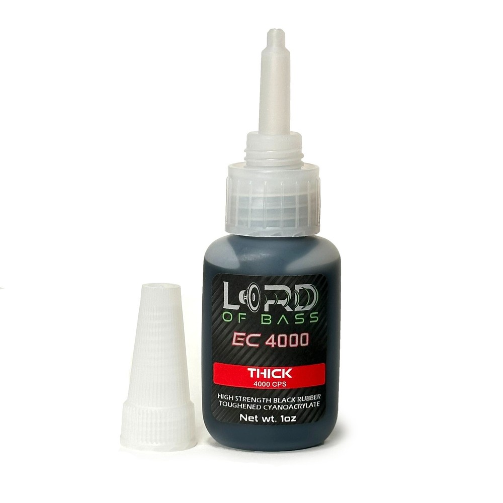 1oz Black Flex Thick CA Glue Bottle EC4000