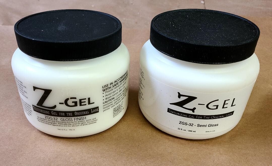 Z Gel Canvas ,Photo and Art Texturing Gel, GLOSS