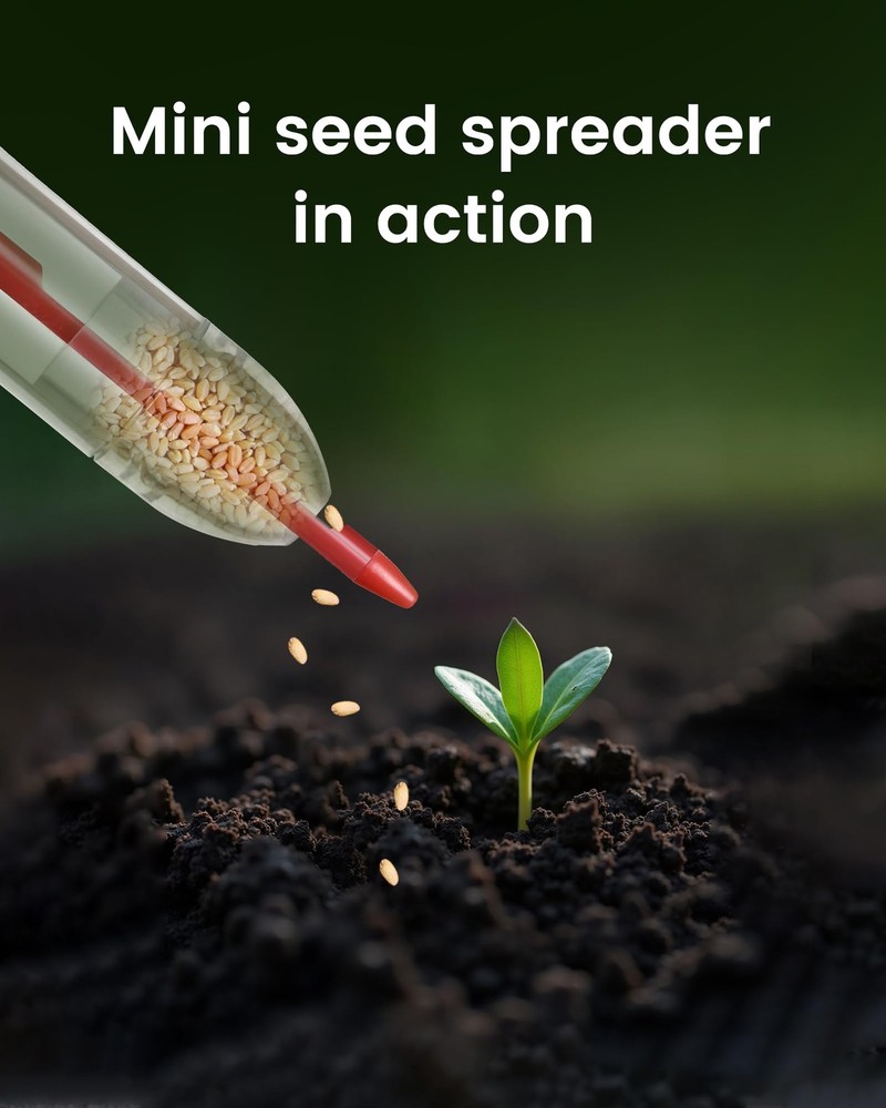 Mini Seed Spreader Set, Seed Planter Tool for Small Seed, Tiny Seed Dispenser...