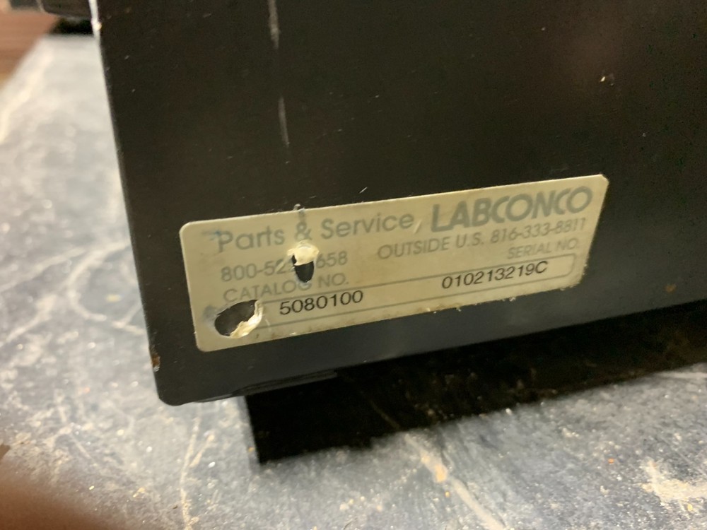 Labconco Controlled Atmosphere Glove Box Model 5080100