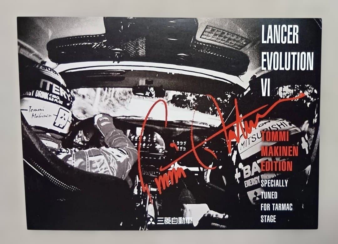 Mitsubishi Lancer Evolution VI Tommi Makinen Edition TME Sales Catalog JDM 2000