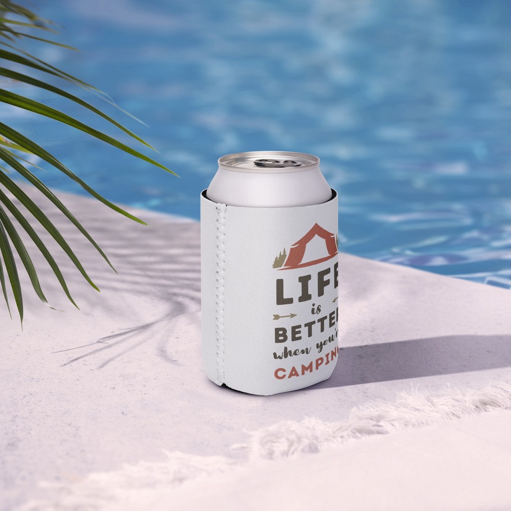 Can cooler Life Is Better When Your Camping White