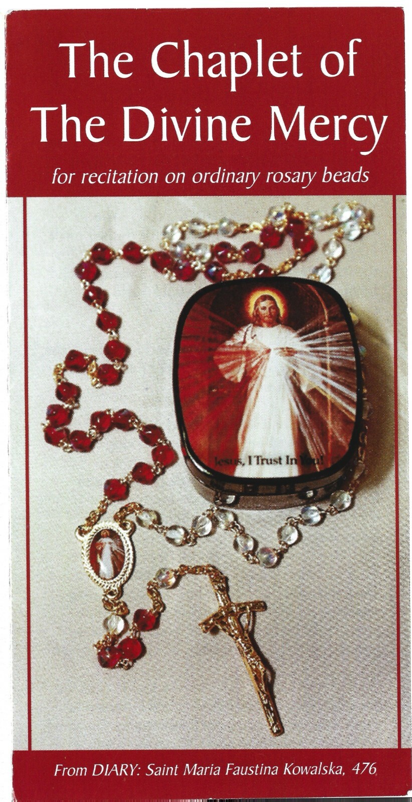 Chaplet Divine Mercy, Novena Divine Mercy Jesus, & How to Pray Rosary Pamphlets
