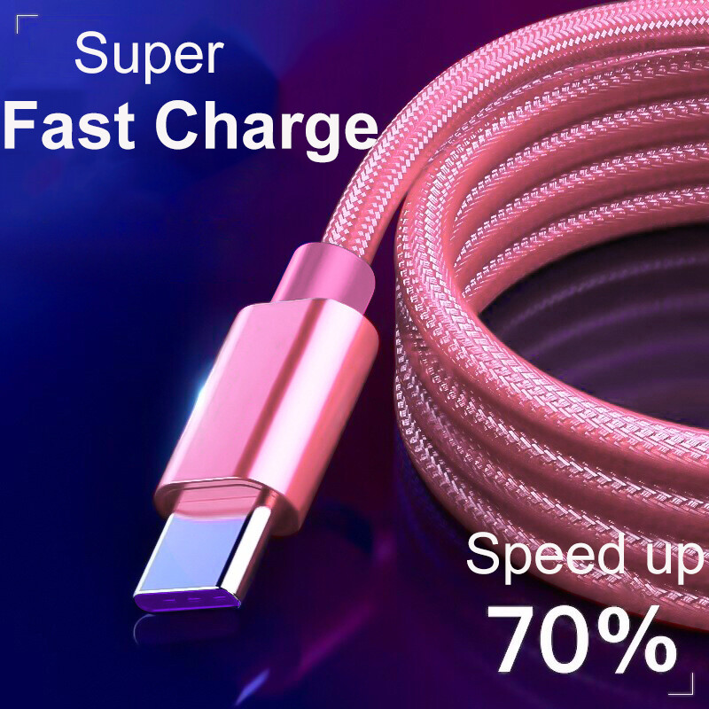 Type C USB charge cable Data cable 1m 2m type C cable fast charge for cell phone