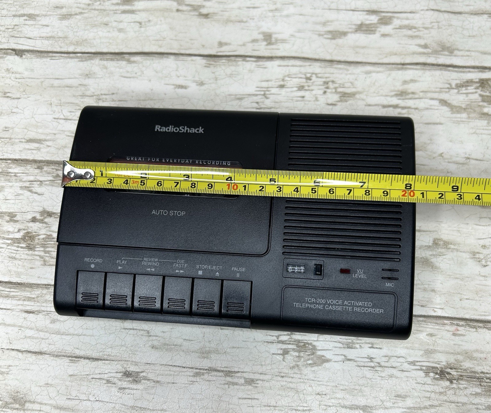 Radio Shack Telephone Voice- Activated Cassette Recorder #TCR-200 Tested Works