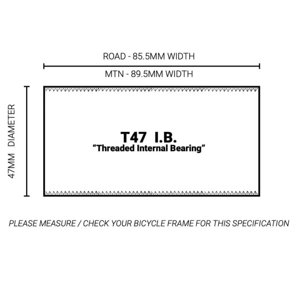 Wolf Tooth T47 Internal 24MM Bottom Bracket