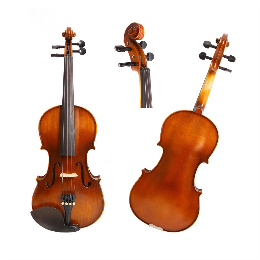 Violin 4 String 3/4 Handmade Acoustic Violin For Student Beginner Complete Kit