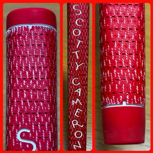 Rare Scotty Cameron Dancing Full Cord Putter Grip Red Studio Select Pull-out