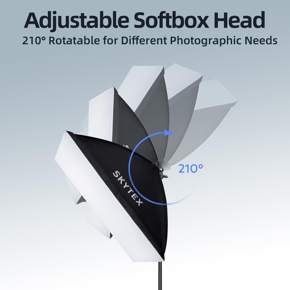Versatile 2Pack Softbox Lighting Kit - 135W Continuous Light for All Photography