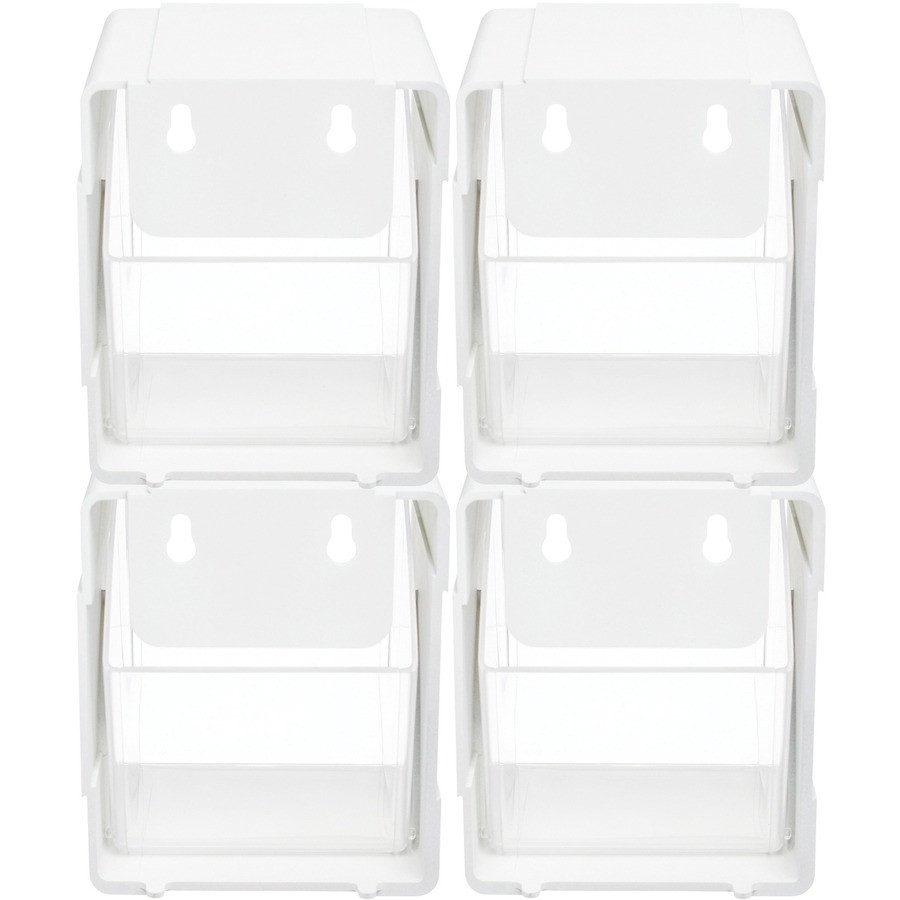 Deflecto DEF421103 Desktop Storage Bin 4 Compartment White