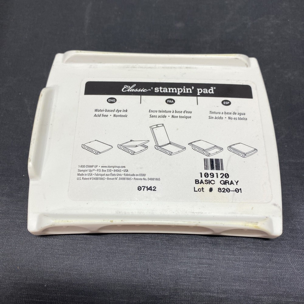 Retired Stampin' Up! Ink Pad and Reinker Basic Gray