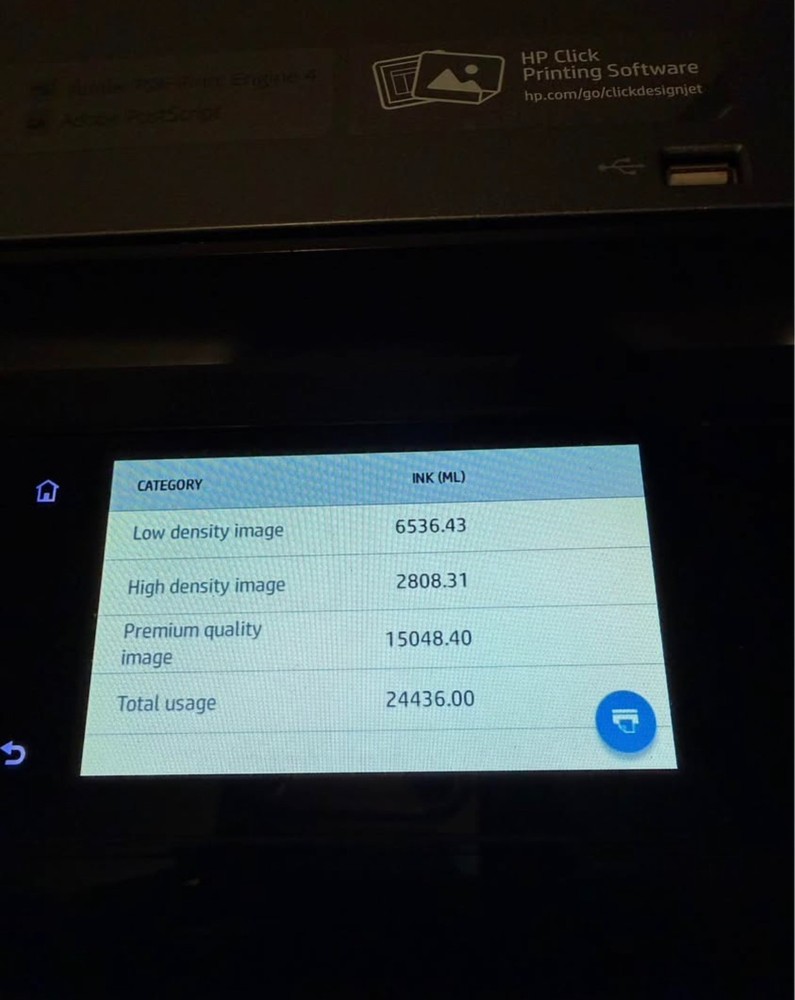 HP DesignJet Z6dr V-Trimmer 44" PostScript Plotter — Large Format — Local