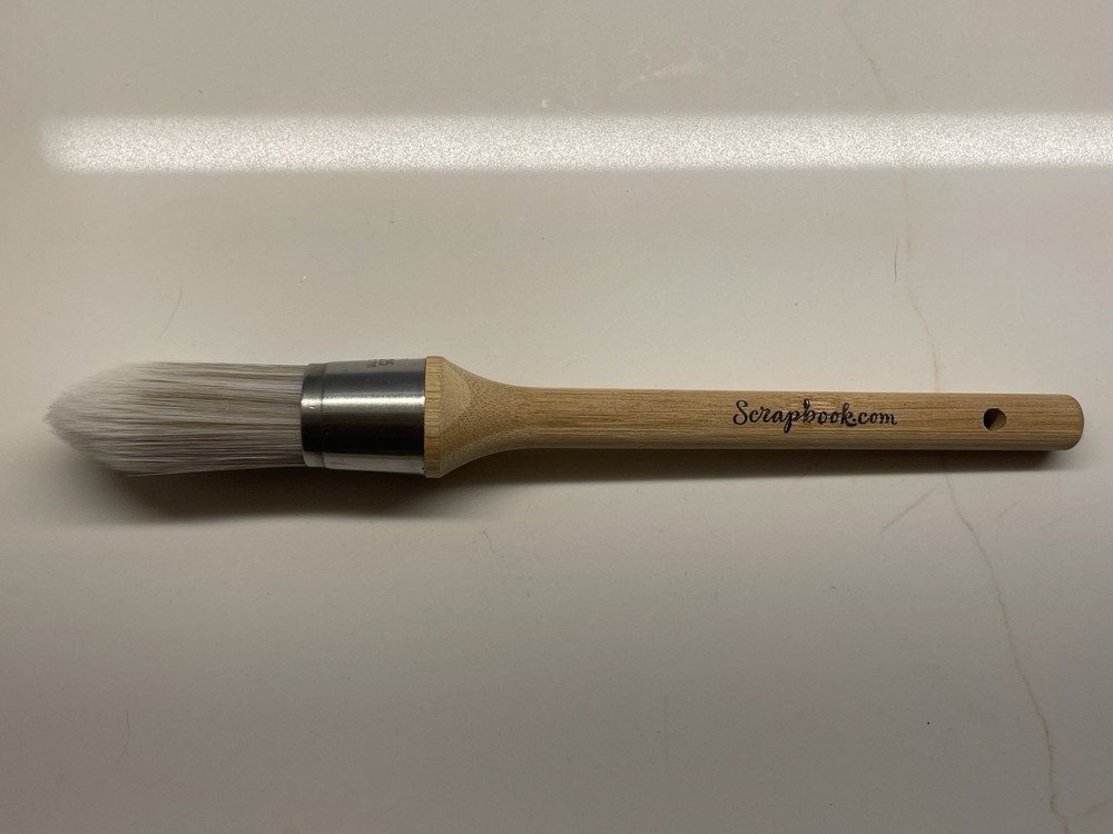 10” Scrapbook.com Detail Duster Brush – Wood Handle Natural Bristles