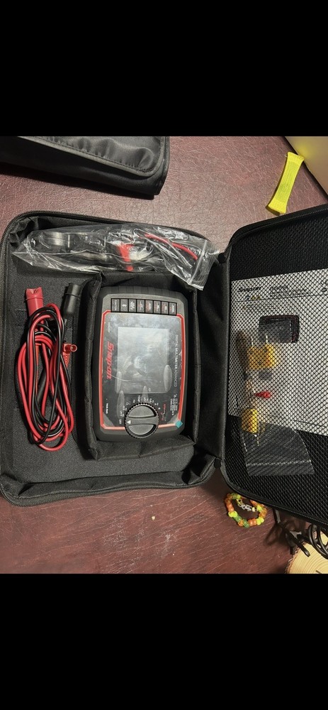 snap-on tools multimeter digital advanced EEDM596F color LCD display True RMS