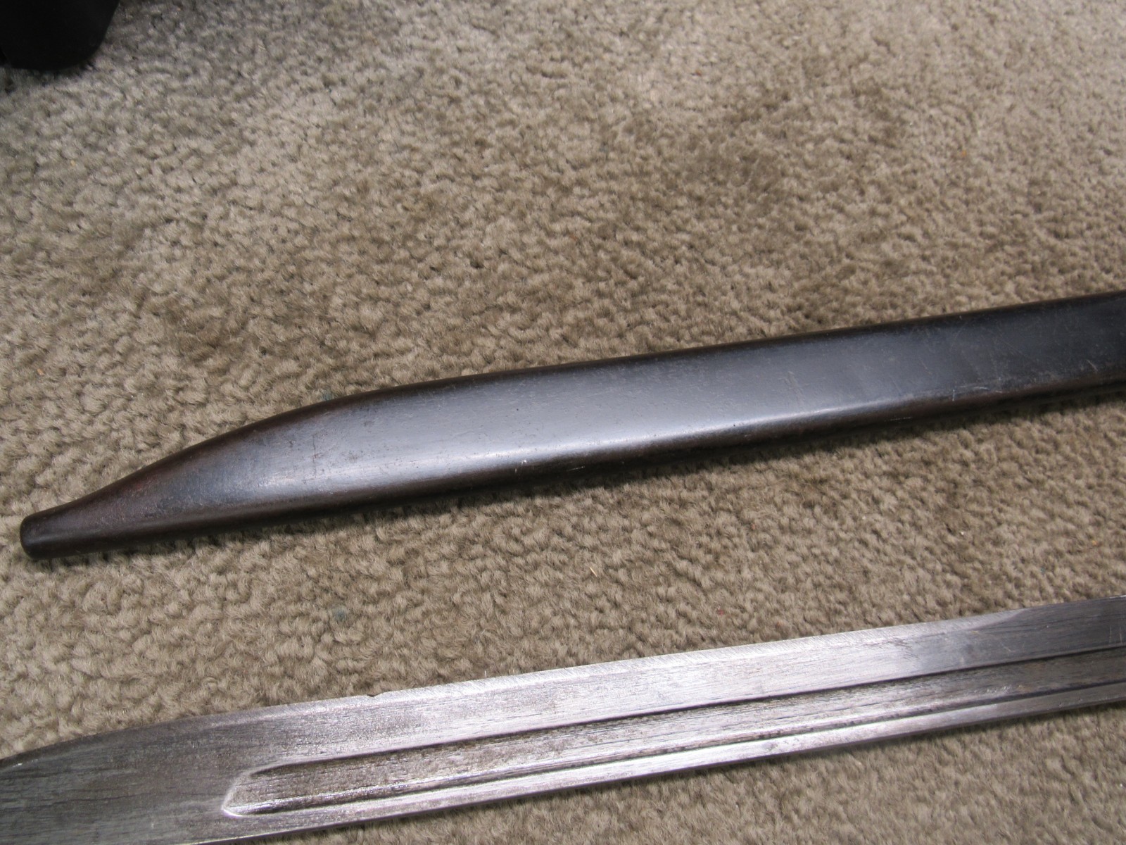 WW2 Japanese Type 30 Bayonet W/ Scabbard Toyoda Jido Shokki Seisakusho Arsenal