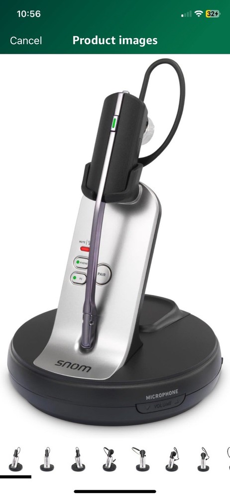 A170 Wireless DECT Headset for Snom Phones