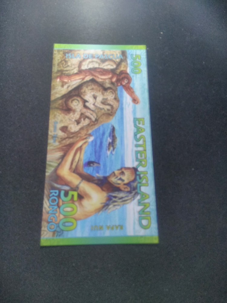 Eastern Islands, 500 Rongo, Test Note, UNC
