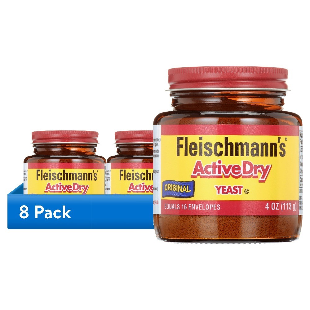 (8 pack) Active Dry Yeast, 4 oz