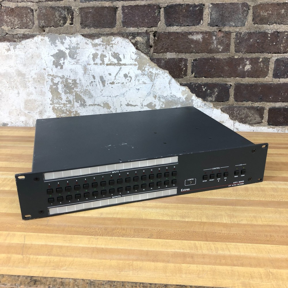 Extron MTPX Plus Series 168 | MTP Matrix Switcher | Rack Mountable (WORKS)