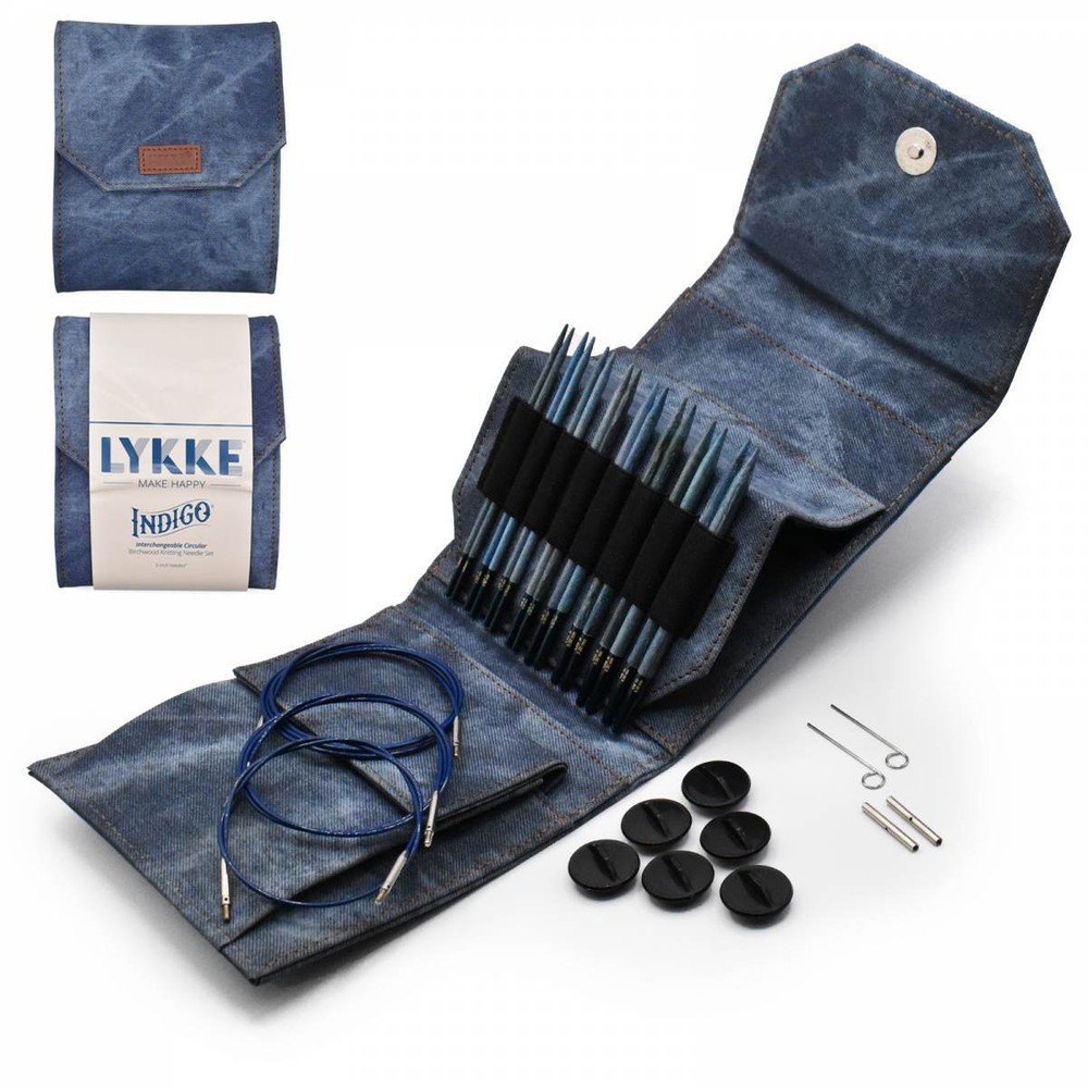 Lykke Starter Sets; 3.5" Interchangeable Knitting Needle Tips