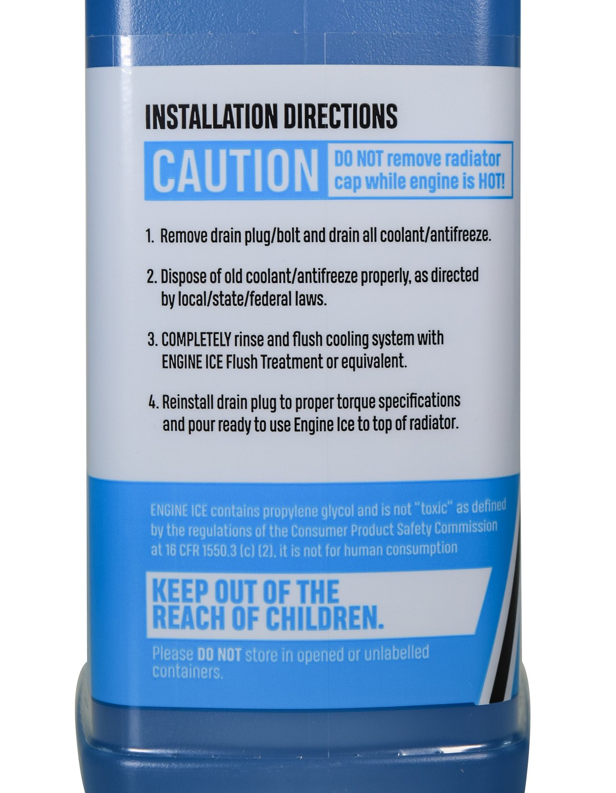 2 Pack ENGINE ICE 1/2 GAL HIGH PERFORMANCE COOLANT NON-TOXIC BIODEGRADABLE 64oz