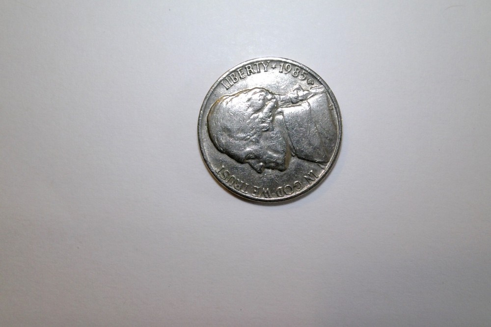 1985 - D 5C Jefferson Nickel w/ Solid Strikes & Specific Errors" & DBL