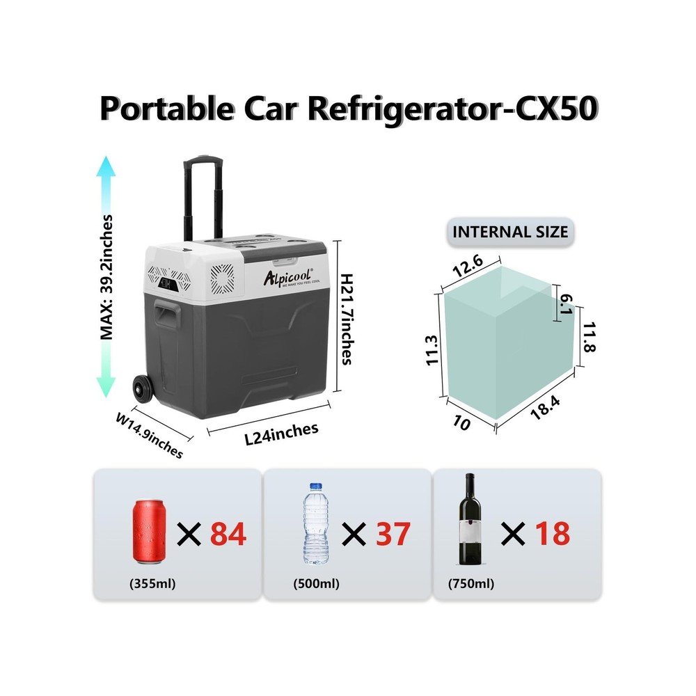 Alpicool Portable Refrigerator CX30