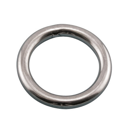 STAINLESS ROUND RING, RIGGING RING 3/8" x 2" (S0139-1050)