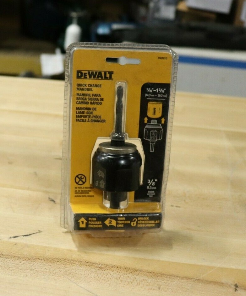 Dewalt Quick Change Mandrel, Model DW1810