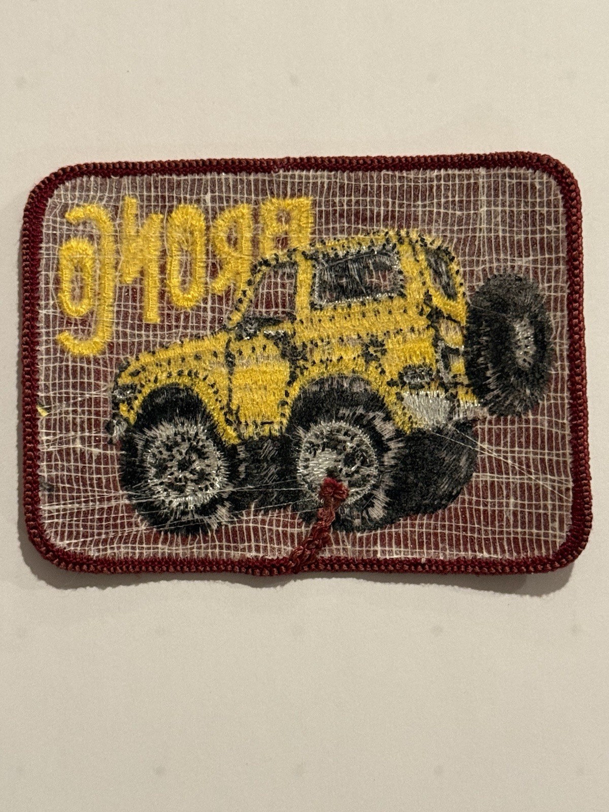 Vintage Ford Bronco Embroidered Collector Patch Very Rare 70’s - 80’s