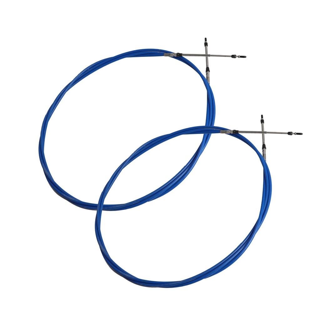 2PCS 16FT Marine Throttle Shift Remote Control Box Cable 33C For Yamaha Outboard