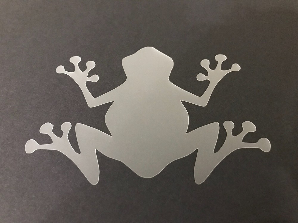 Frog #2 Stencil 10mm or 7mm Thick, Frog, Pond, Toads, Dragonfly, Airbrushing!