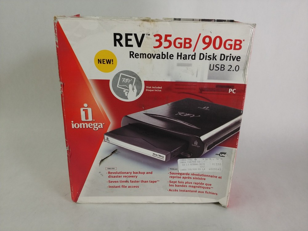 Iomega REV USB External USB 2.0 Zip Hard Disk Drive