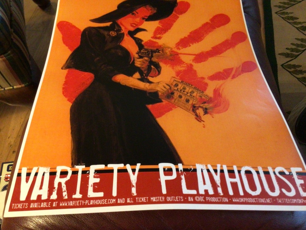 DAN AUERBACH - Concert poster, Variety Playhouse, Atl. Ga. 18” x 12”