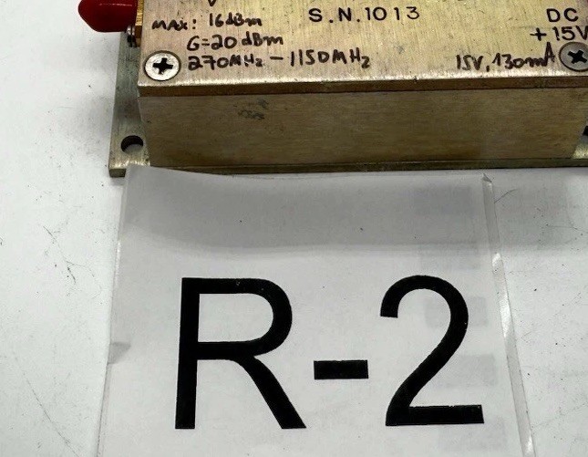 RF Amplifier unknow model SMA Connectors