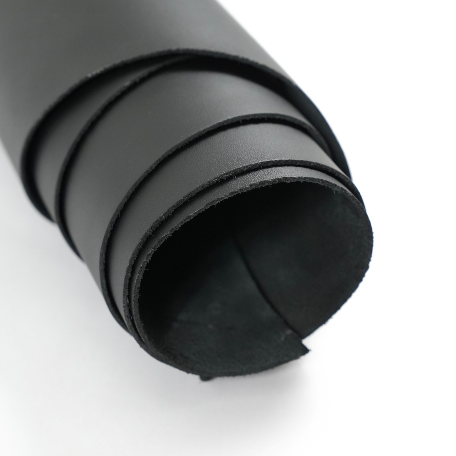 Black Italian Leather Hides 4.5-5 oz Top Grain Cowhide Full Sides