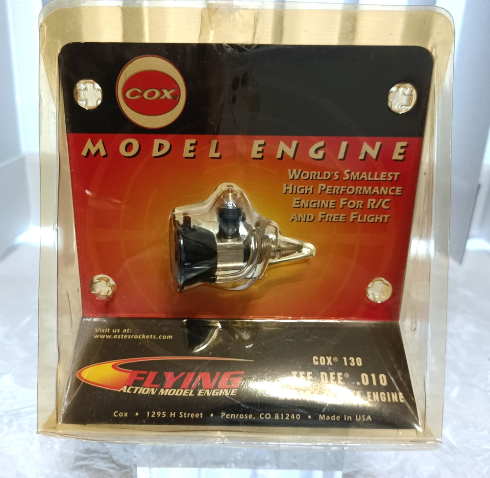 COX TEE DEE .010 No.130 Model Airplane Engine Unused  Mint Condition
