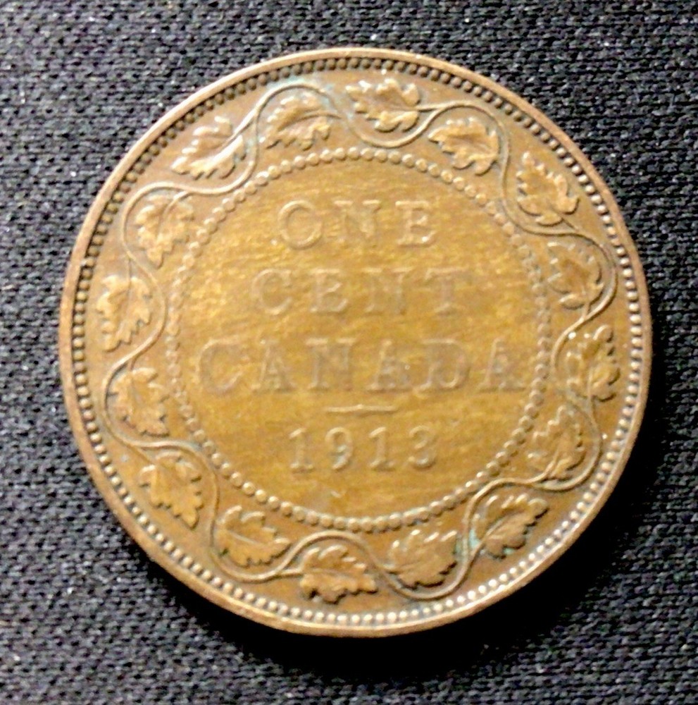 1913 Canada 1 Cent! ENN Coins