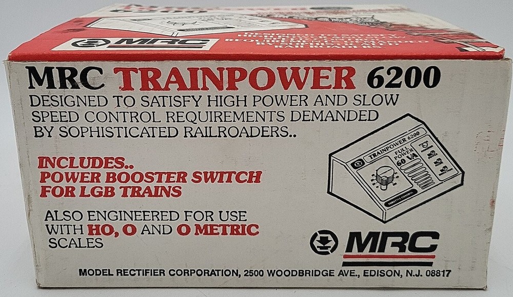 MRC 6200 Trainpower Power Pack (Silver)/Box