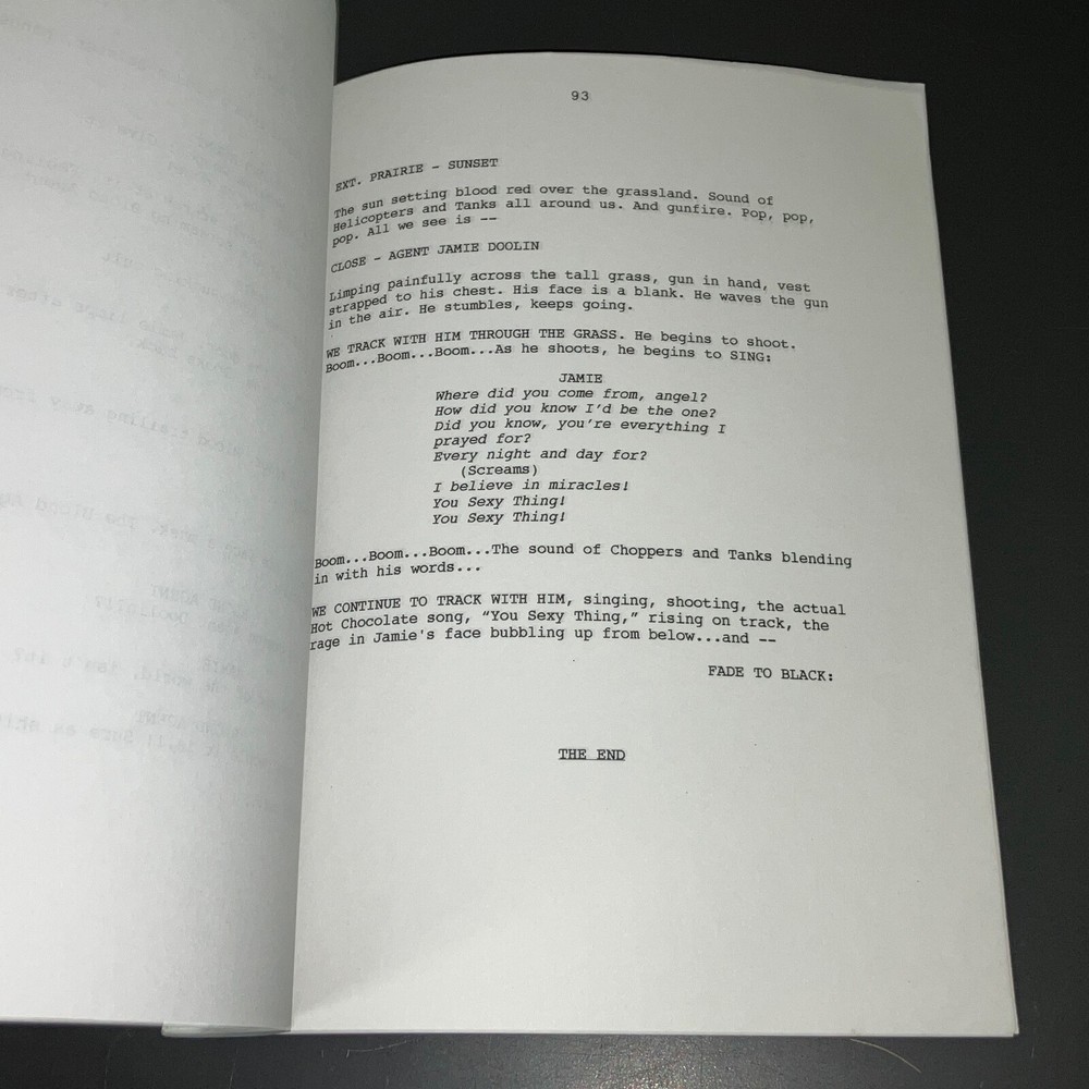 Standoff 1996 Movie Script Andrew Chapman Revised Draft Casting Notes COA