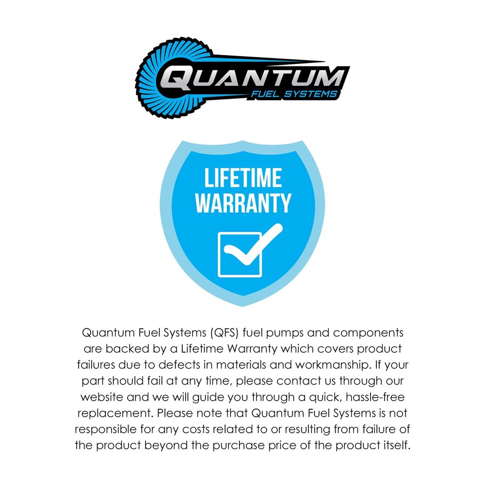 QFS Universal Inline/External Performance 160LPH Fuel Pump E8445 E8248 E8228